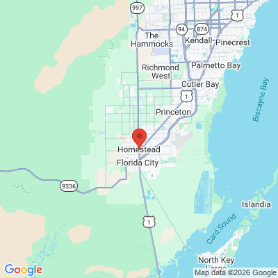Map to  office in Homestead, FL