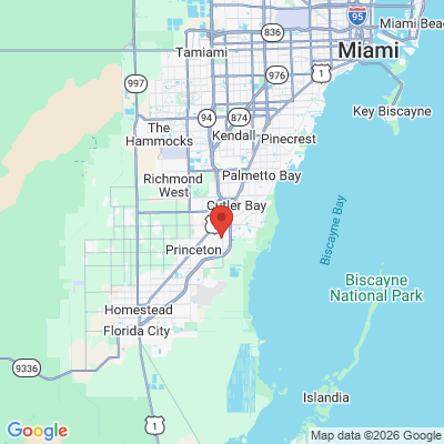 Map to  office in Homestead, FL