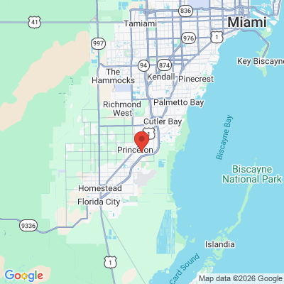 Map to  office in Homestead, FL