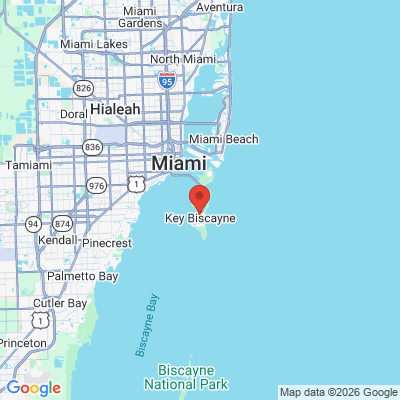 Map to  office in Key Biscayne, FL