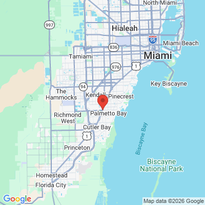 Map to  office in Palmetto Bay, FL