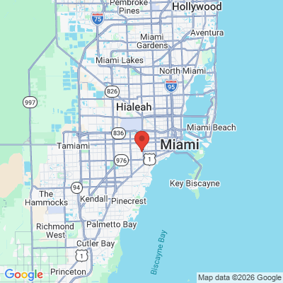 Map to  office in Coral Gables, FL