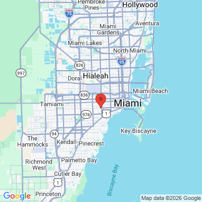 Map to  office in Coral Gables, FL