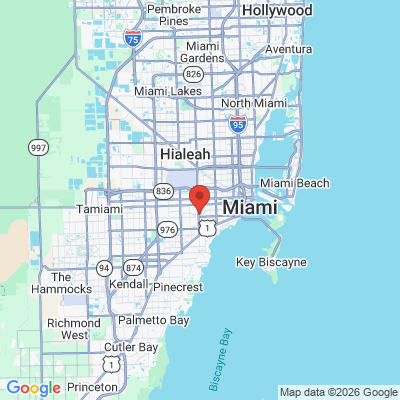 Map to  office in Coral Gables, FL