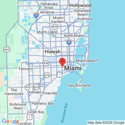 Map to  office in Miami, FL