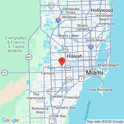 Map to  office in Doral, FL