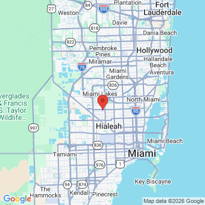 Map to  office in Hialeah, FL