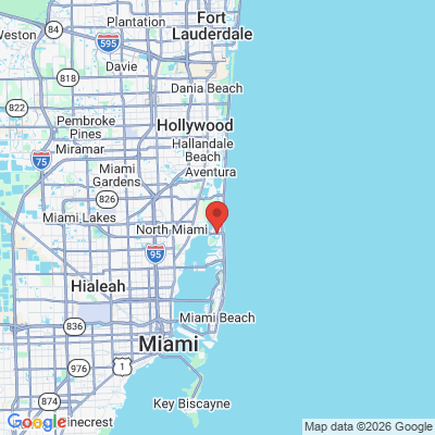 Map to  office in Bay Harbor Islands, FL