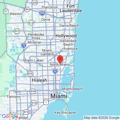 Map to  office in North Miami, FL