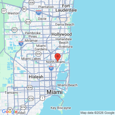 Map to  office in North Miami, FL