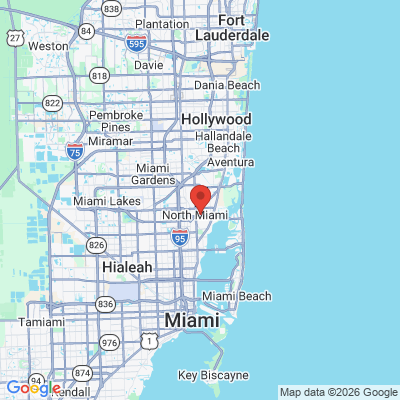 Map to  office in North Miami, FL