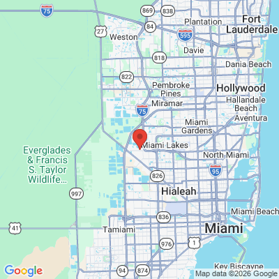 Map to  office in Hialeah, FL