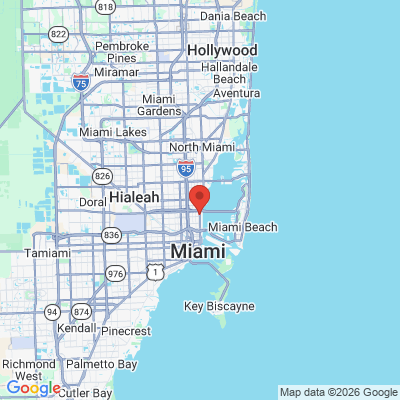 Map to  office in Miami, FL