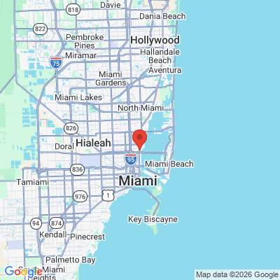 Map to  office in Miami, FL