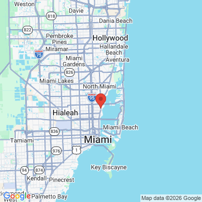 Map to  office in Miami, FL