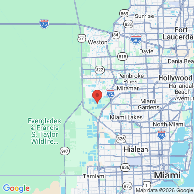 Map to  office in Hialeah, FL