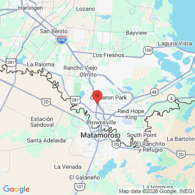 Map to  office in Brownsville, TX