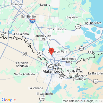 Map to  office in Brownsville, TX