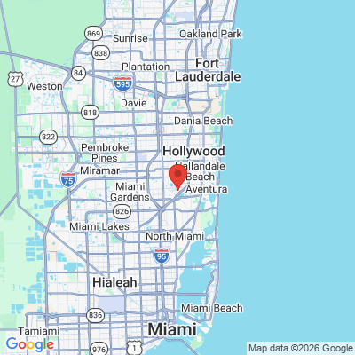 Map to  office in North Miami Beach, FL