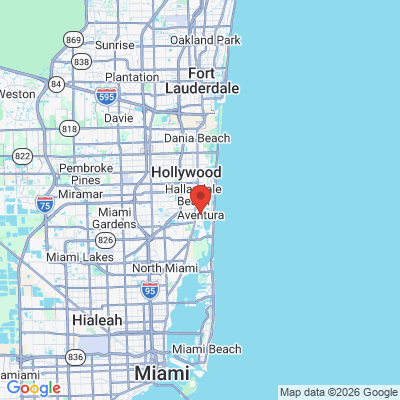 Map to  office in Aventura, FL
