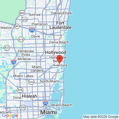 Map to  office in Aventura, FL