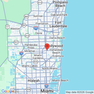 Map to  office in West Park, FL