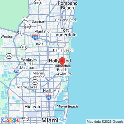 Map to  office in Hallandale Beach, FL
