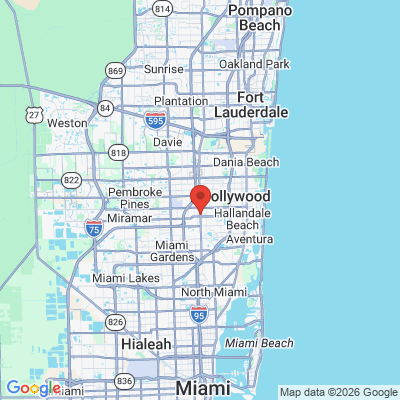 Map to  office in Pembroke Pines, FL