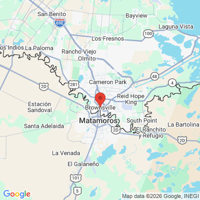 Map to  office in Brownsville, TX