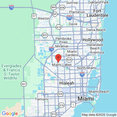 Map to  office in Miami Lakes, FL