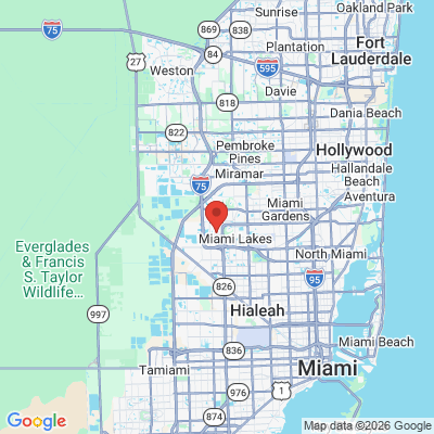 Map to  office in Miami Lakes, FL