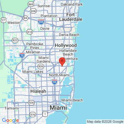Map to  office in North Miami Beach, FL