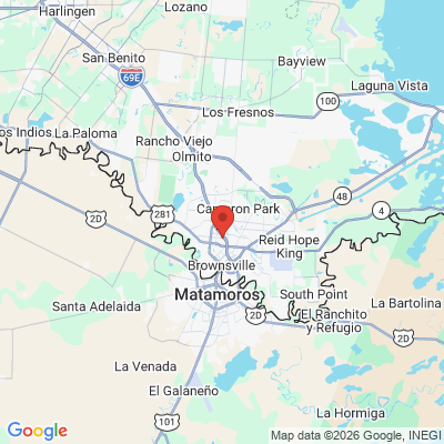 Map to  office in Brownsville, TX