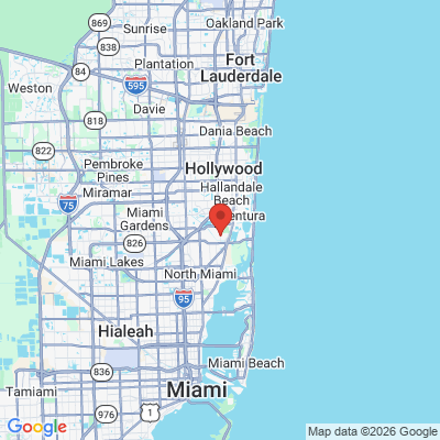 Map to  office in North Miami Beach, FL