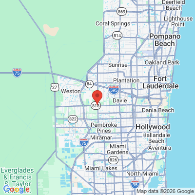 Map to  office in Davie, FL