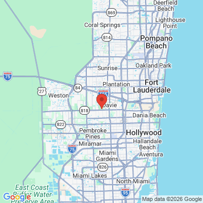 Map to  office in Cooper City, FL
