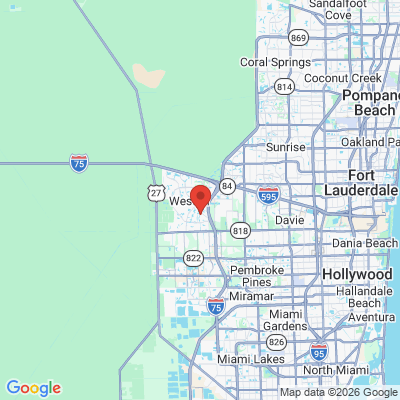 Map to  office in Weston, FL