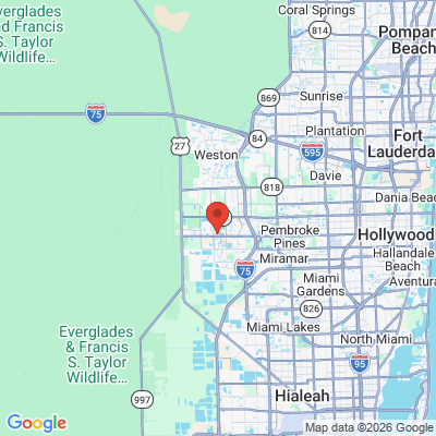 Map to  office in Pembroke Pines, FL