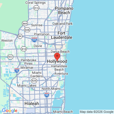 Map to  office in Hollywood, FL