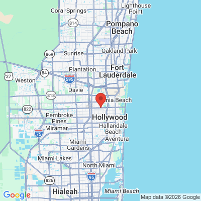 Map to  office in Hollywood, FL