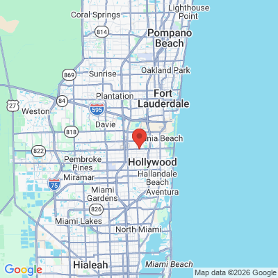 Map to  office in Hollywood, FL