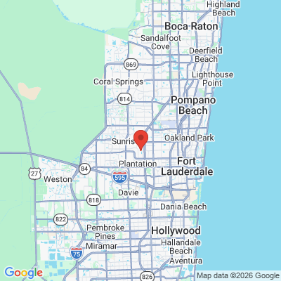 Map to  office in Fort Lauderdale, FL