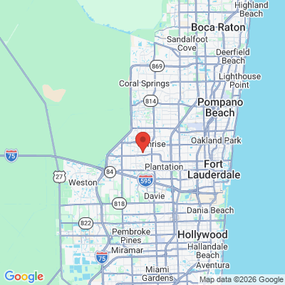 Map to  office in Plantation, FL