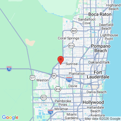 Map to  office in Fort Lauderdale, FL