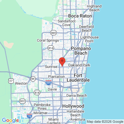 Map to  office in Lauderdale Lakes, FL