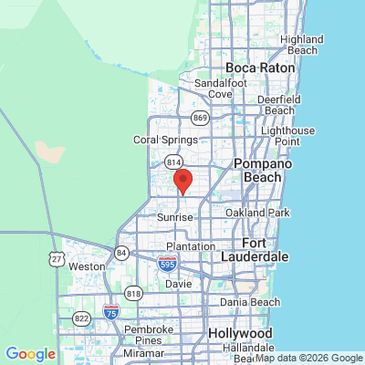Map to  office in Lauderhill, FL