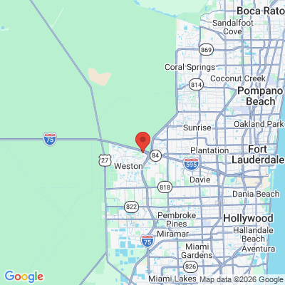 Map to  office in Weston, FL