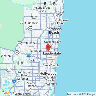 Map to  office in Fort Lauderdale, FL