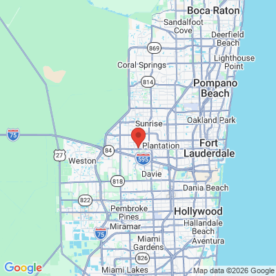 Map to  office in Plantation, FL
