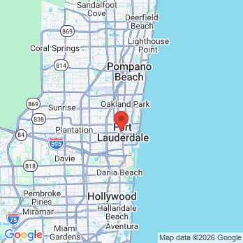 Map to PopUp Smiles Florida office in Fort Lauderdale, CA